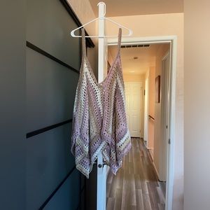 Crochet oversize tank top - size fits medium, large and XL